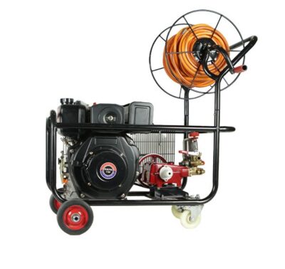 pulverisateur diesel 22a sur chassis mobil 178f 2x50m tuyau