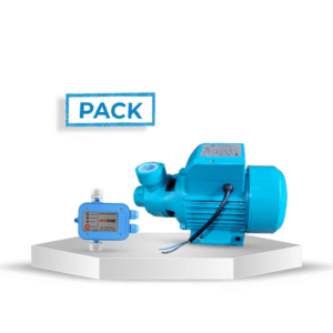 qb70 pompe de surface 0,75cv 220v 1"/1" atlantic + presscontrol weltec