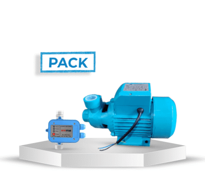 qb70 pompe de surface 0,75cv 220v 1"/1" atlantic + presscontrol weltec