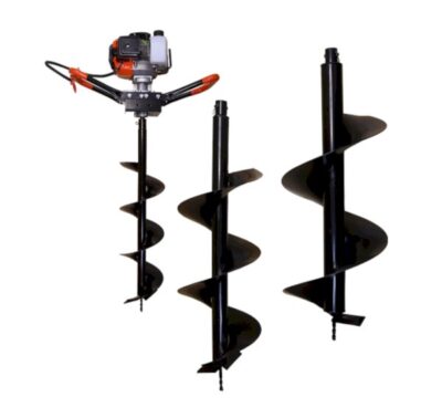 tariere thermique 52 cm3 +3 meches 100mm 200mm 250mm